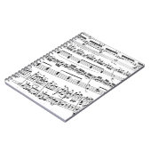Sheet Music Notizblock (Linke Seite)