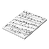 Sheet Music Notizblock (Rotiert)