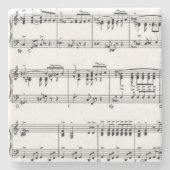 Sheet Music Steinuntersetzer (Vorderseite)