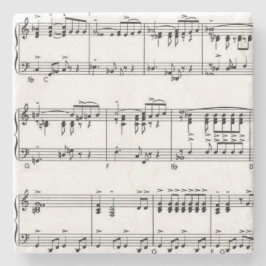 Sheet Music Steinuntersetzer