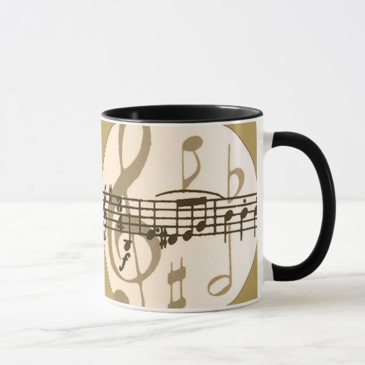 Sheet Music Tasse (Rechts)