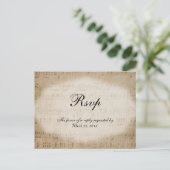 Sheet Music UAWG Dinner Choice Postcard Einladungspostkarte (Stehend Vorderseite)