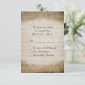 Sheet Music UAWG RSVP Karte (Stehend Vorderseite)