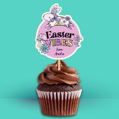 Sheet of 14 Easter Stickers Cupcake Toppers Aufkleber