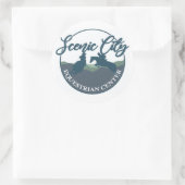 Sheet of 3" round stickers (Tasche)