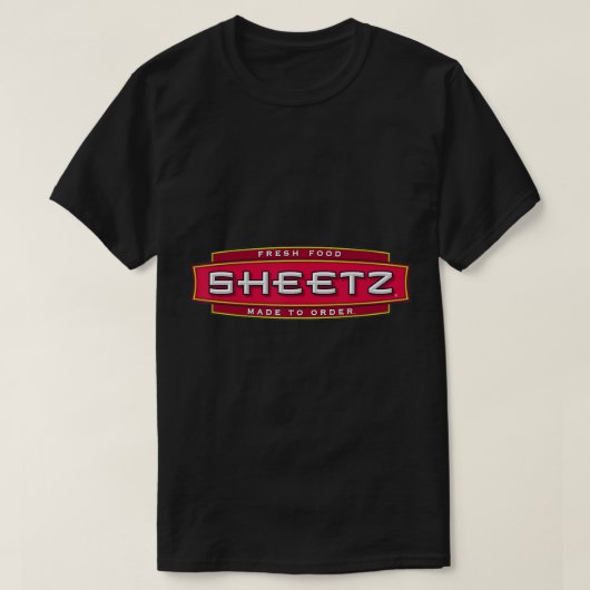 Sheetz T - Shirt für frische Lebensmittel (Design vorne)