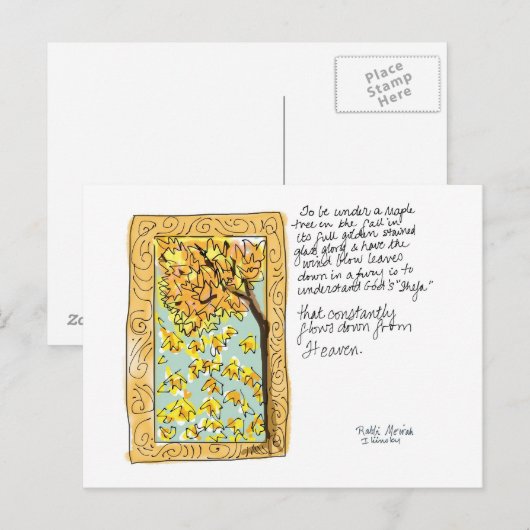 Shefa Postkarte (Vorne/Hinten)