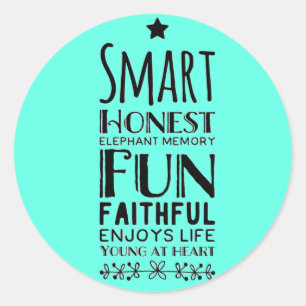 Sheffey Acronym Runder Aufkleber