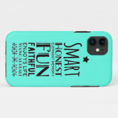 Sheffey Akronym Case-Mate iPhone Hülle (Rückseite (Horizontal))