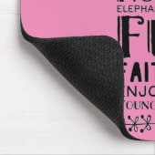 Sheffey Akronym mit einem Star Mousepad (Ecke)