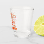 Sheffey Orange Schriftartes - 9569 Schnapsglas (Rechts)