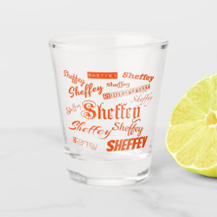 Sheffey Orange Schriftartes - 9569 Schnapsglas