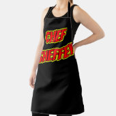 Sheffey Red Comic Schriftartes Schürze (InSitu)