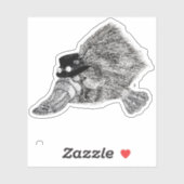 Sheffield, die Steampunk-Platypus Aufkleber (Blatt)