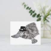 Sheffield, die Steampunk-Platypus Postkarte (Stehend Vorderseite)