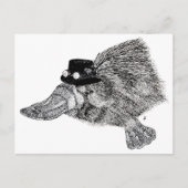 Sheffield, die Steampunk-Platypus Postkarte (Vorderseite)