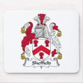 Sheffield-Familienwappen Mousepad (Vorne)