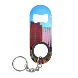 Sheffield Gebäude Mini Flaschenöffner