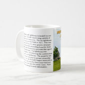 Sheffield-Insel-Leuchtturm, Connecticut Kaffeetasse (Vorderseite Links)