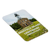 Sheffield Island Lighthouse, Connecticut Magnet (Rechte Seite)