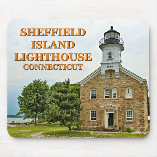 Sheffield Island Lighthouse, Connecticut Mousepad (Vorne)