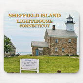 Sheffield Island Lighthouse, Connecticut Mousepad (Vorne)