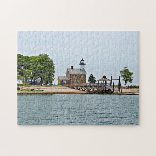 Sheffield Island Lighthouse, Connecticut Puzzle (Horizontal)