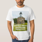 Sheffield Island Lighthouse, Connecticut T-Shirt (Vorderseite)