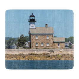 Sheffield Island Lighthouse, CT Cutting Board Schneidebrett
