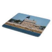 Sheffield Island Lighthouse, CT Cutting Board Schneidebrett (Ecke)