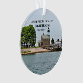 Sheffield Island Lighthouse, CT Ornament (Vorderseite)