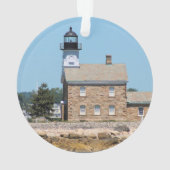 Sheffield Island Lighthouse, CT Ornament (Rückseite)