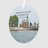 Sheffield Island Lighthouse, CT Ornament (Vorderseite)