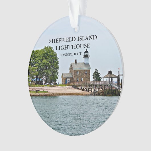 Sheffield Island Lighthouse, CT Ornament (Vorderseite)
