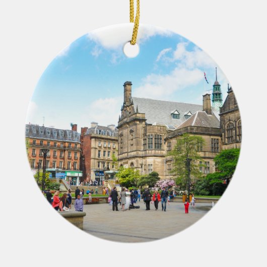 Sheffield Keramik Ornament (Vorne)