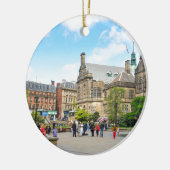 Sheffield Keramik Ornament (Links)