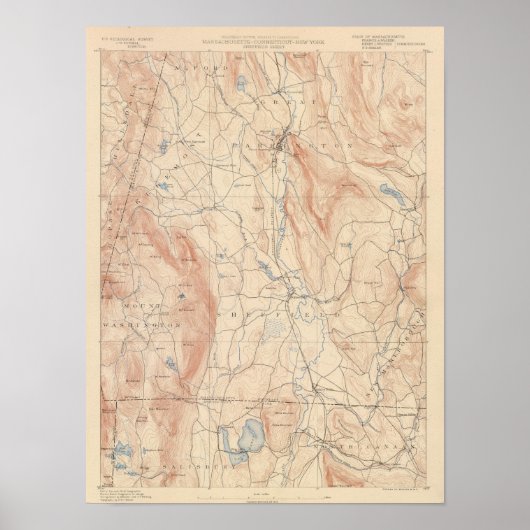 Sheffield, Massachusetts Poster (Vorne)