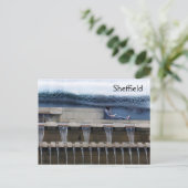 Sheffield Postkarte (Stehend Vorderseite)