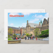 Sheffield Postkarte (Vorne/Hinten)
