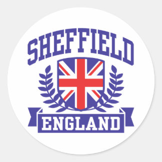 Sheffield Runder Aufkleber
