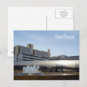 Sheffield Sheaf Square Postcard Postkarte (Vorne/Hinten)