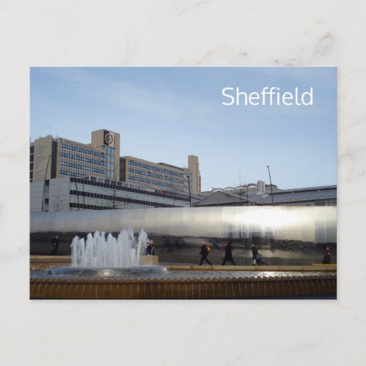 Sheffield Sheaf Square Postcard Postkarte (Vorderseite)