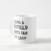 Sheffield-Sportfan, zu sein Kaffeetasse (Vorderseite Links)