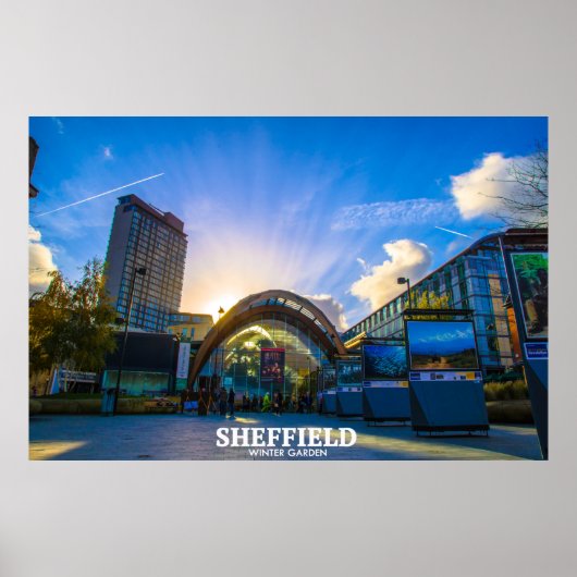 Sheffield Winter Garden Poster (Vorne)