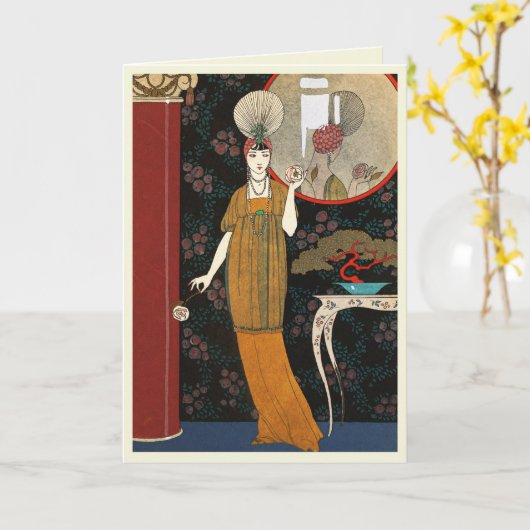 Sheherazade (1914) karte (Gelbe Blume)