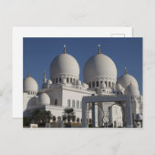 Sheik Zayed Grand Moschee in Abu Dhabi Postkarte (Vorne/Hinten)