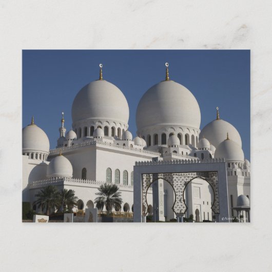 Sheik Zayed Grand Moschee in Abu Dhabi Postkarte (Vorderseite)