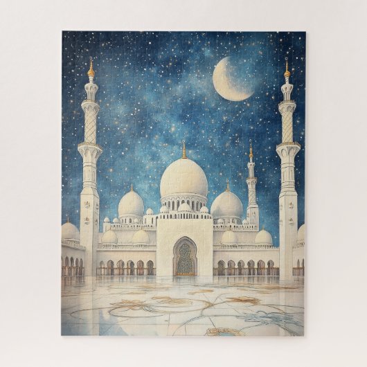 Sheik Zayed Grand Mosque Abu Dhabi Puzzle (Vertikal)