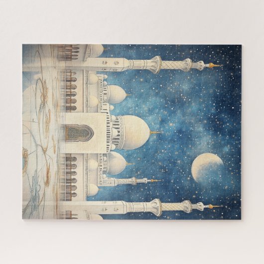 Sheik Zayed Grand Mosque Abu Dhabi Puzzle (Horizontal)