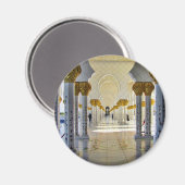 Sheik Zayed Grand Mosque Corridor Magnet (Vorderseite/Rückseite)
